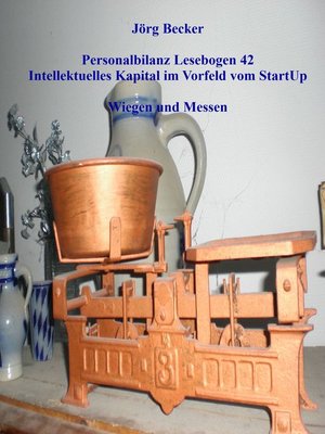 cover image of Personalbilanz Lesebogen 42 Intellektuelles Kapital im Vorfeld vom StartUp